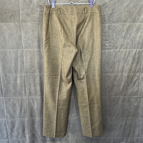 Adrienne Vittadini Women's Tweed Straight Leg Trousers Pants Pockets Lined FLAW - Picture 4 of 12